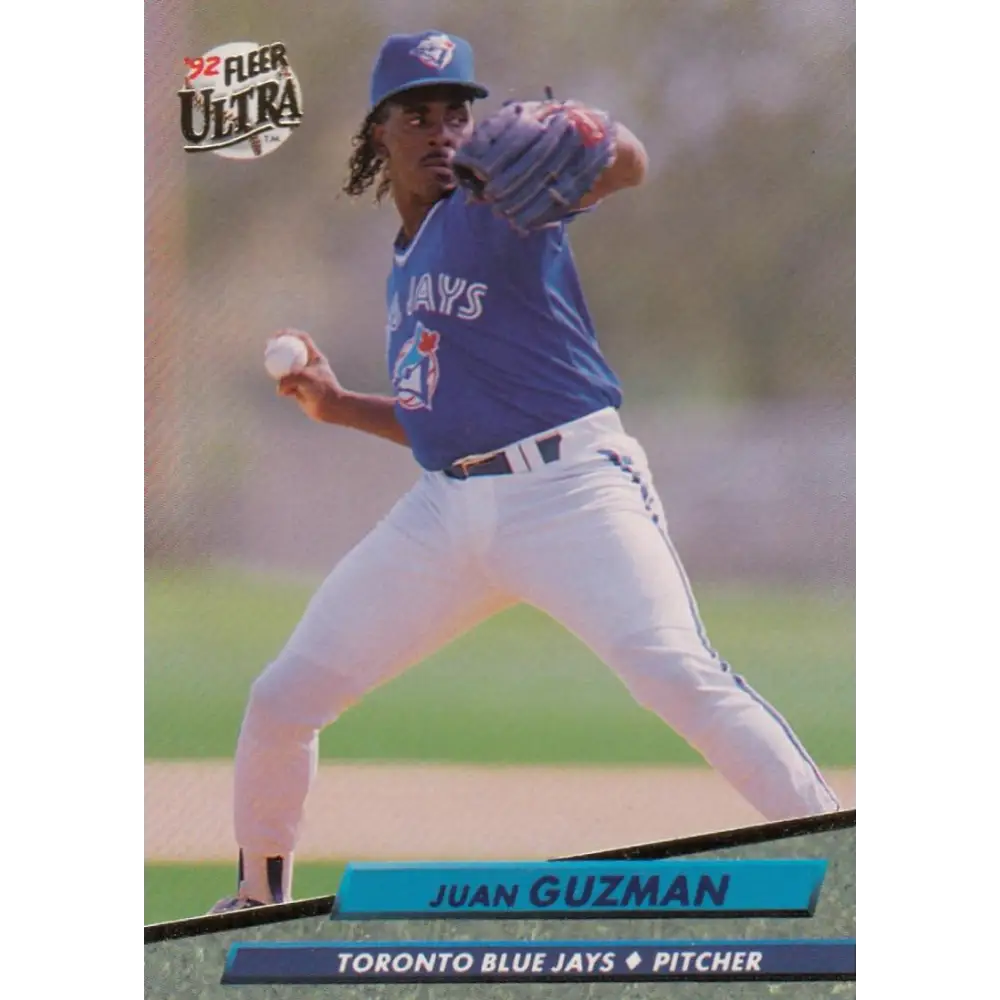 1992 Fleer Ultra #449 Juan Guzman NM-MT Toronto Blue Jays Baseball Card Image 1