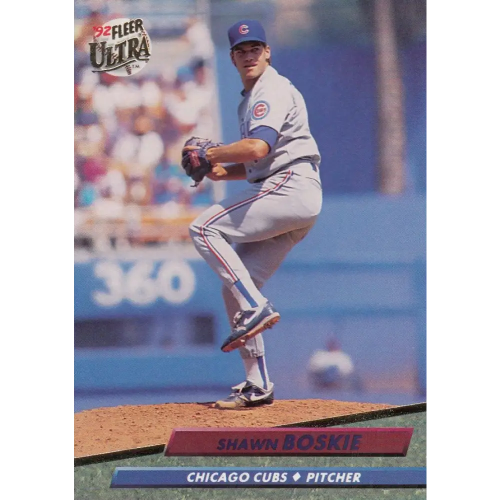 1992 Fleer Ultra #466 Shawn Boskie NM-MT Chicago Cubs Baseball Card Image 1
