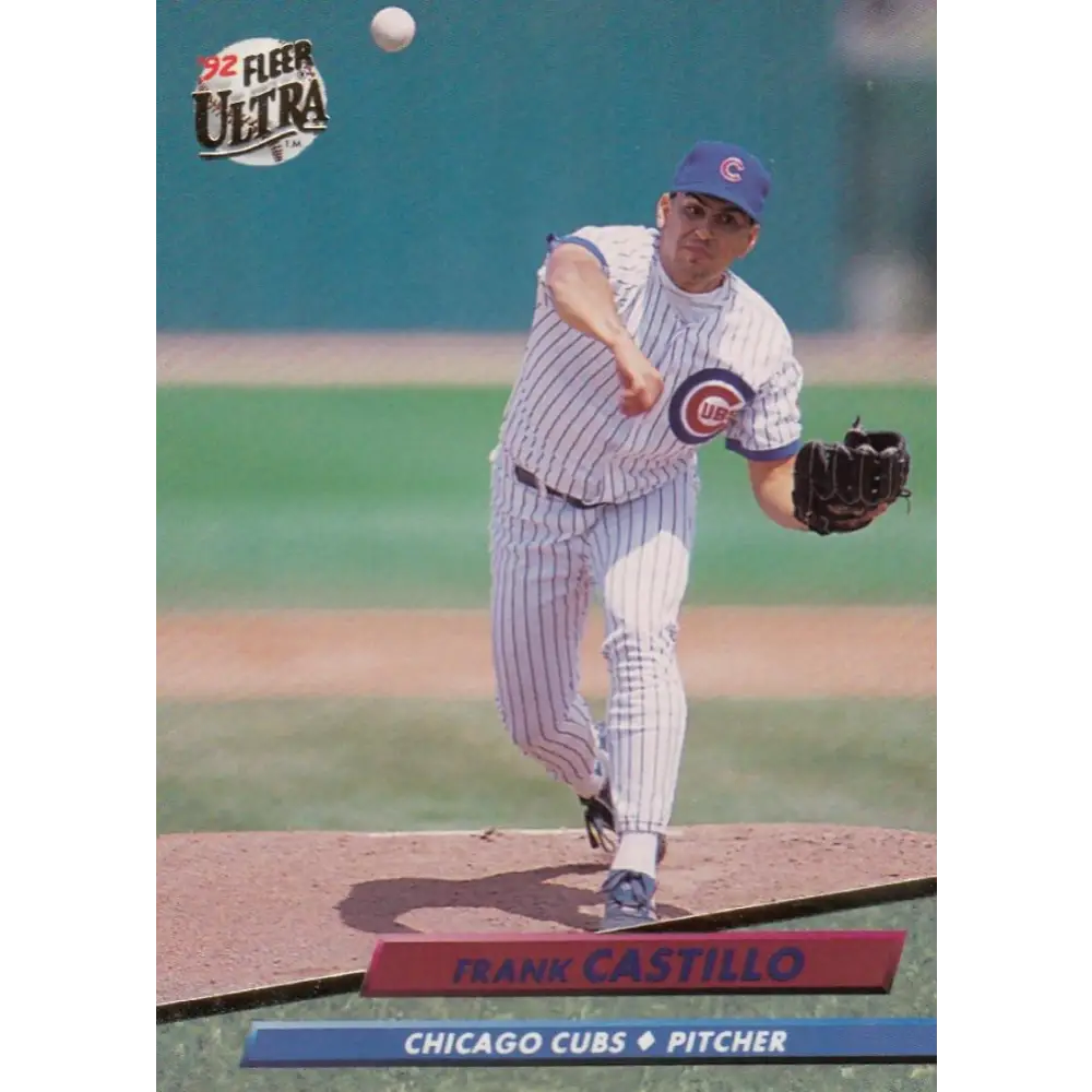 1992 Fleer Ultra #467 Frank Castillo NM-MT Chicago Cubs Baseball Card Image 1