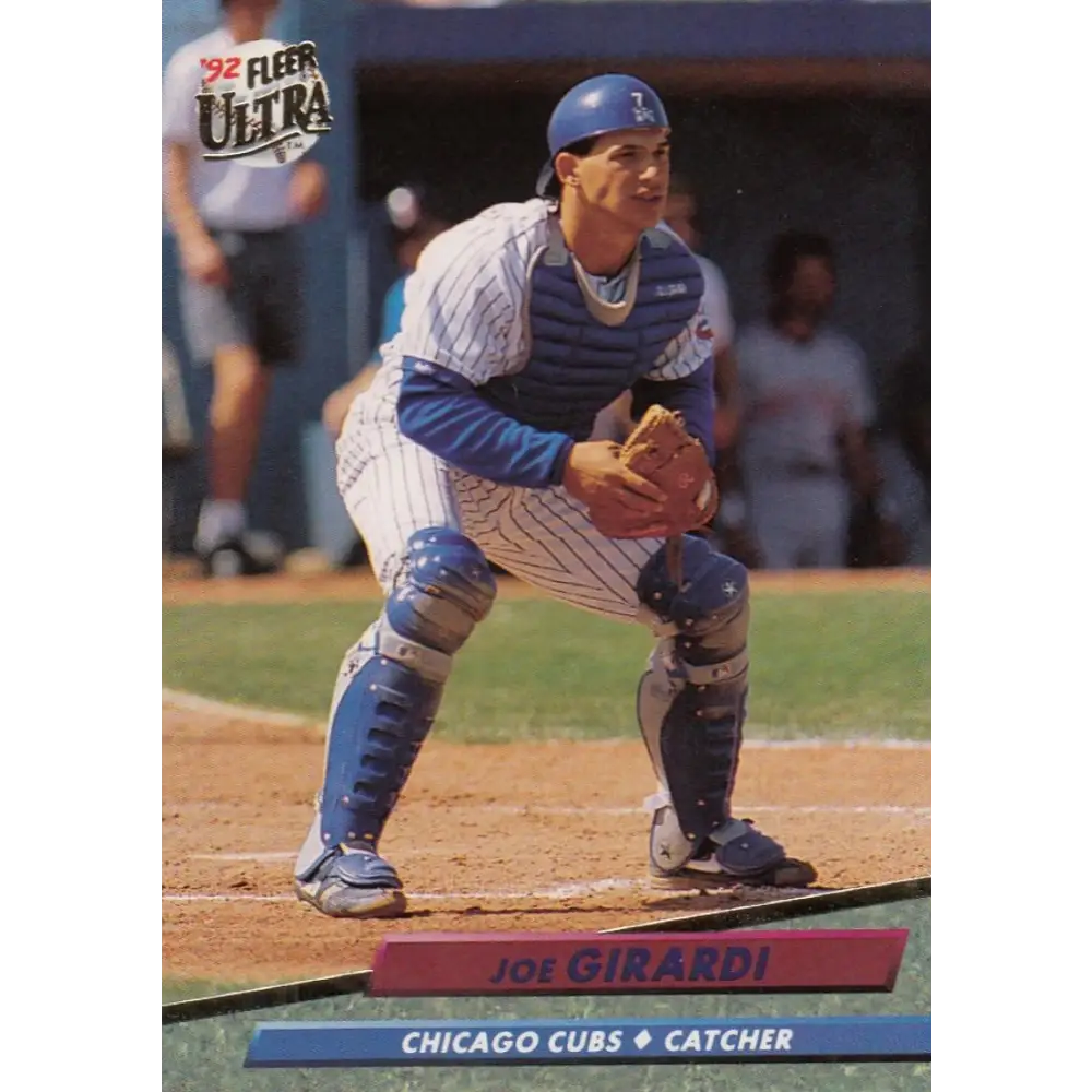 1992 Fleer Ultra #469 Joe Girardi NM-MT Chicago Cubs Baseball Card Image 1