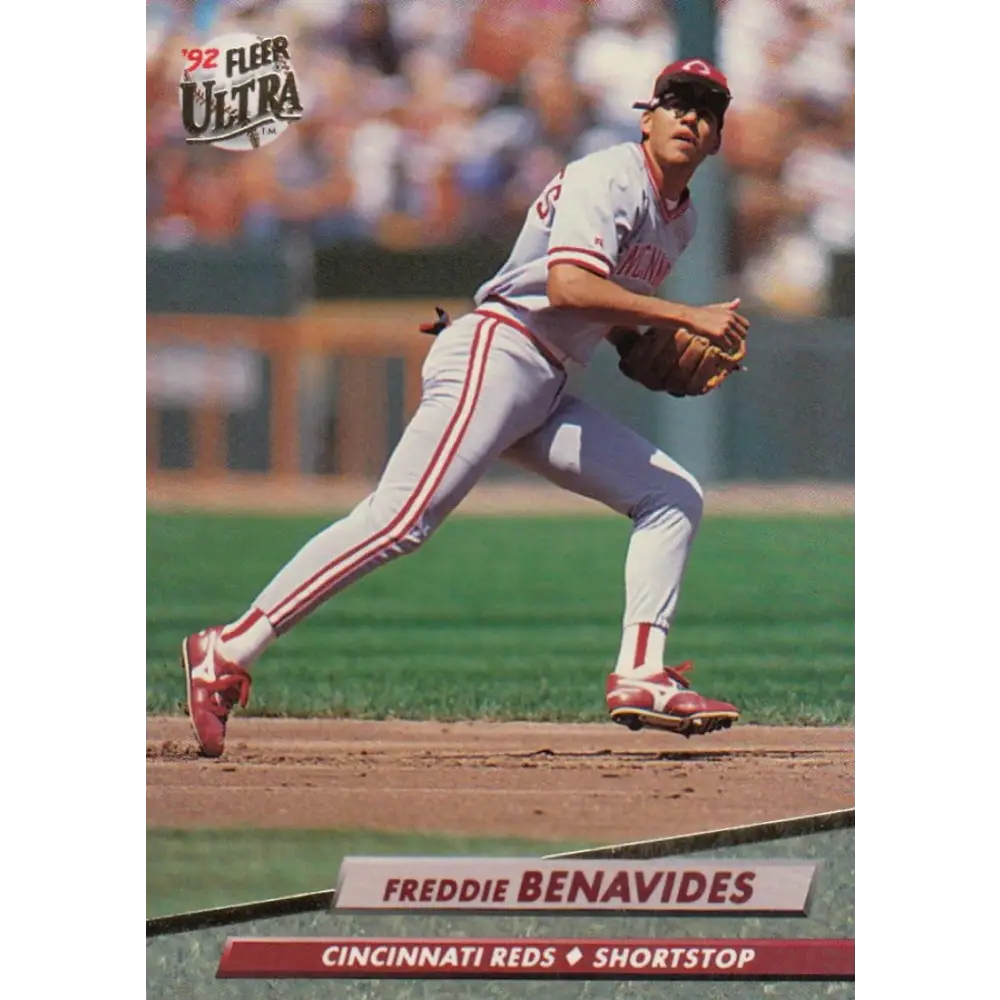 1992 Fleer Ultra #480 Freddie Benavides NM-MT Cincinnati Reds Baseball Card Image 1