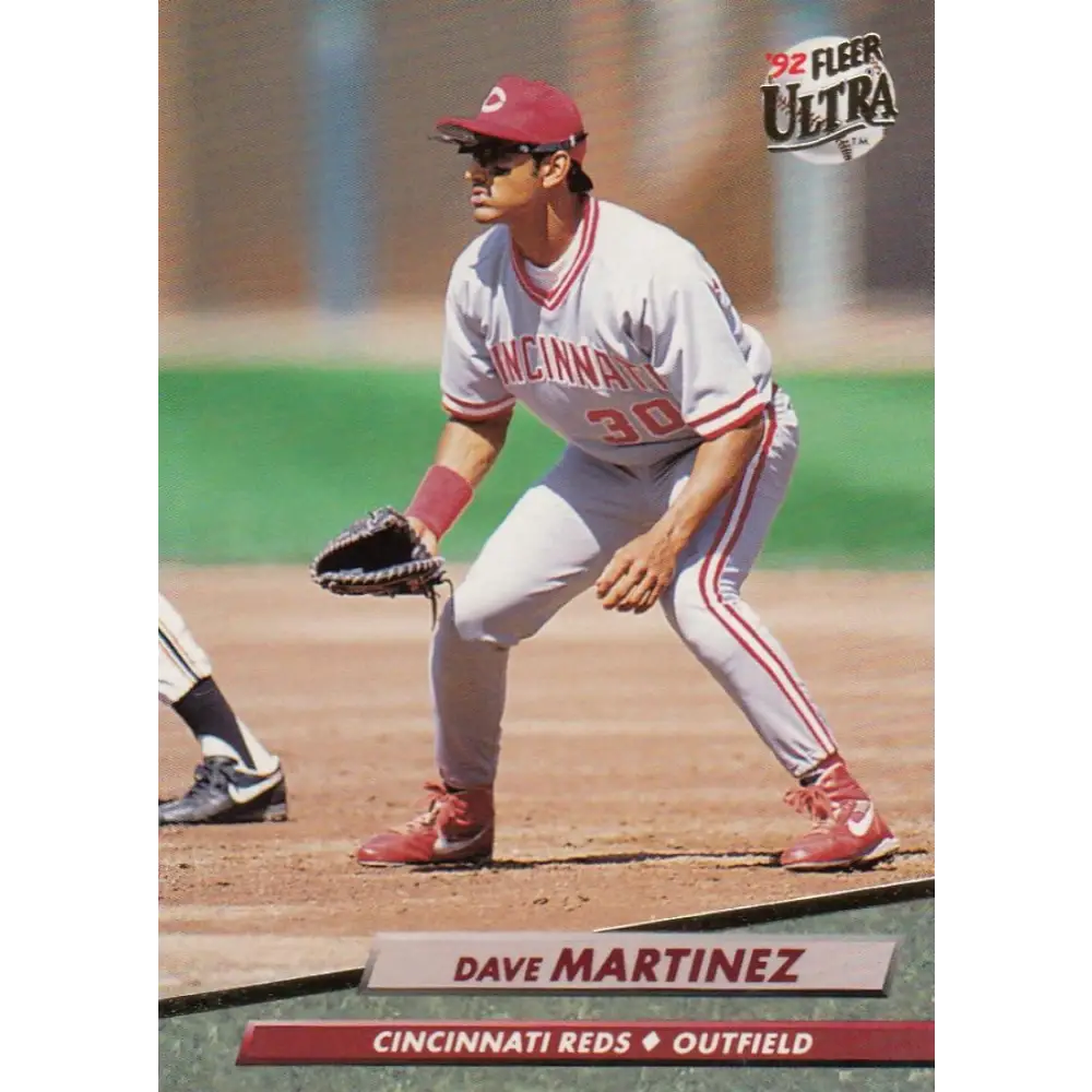 1992 Fleer Ultra #484 Dave Martinez NM-MT Cincinnati Reds Baseball Card Image 1