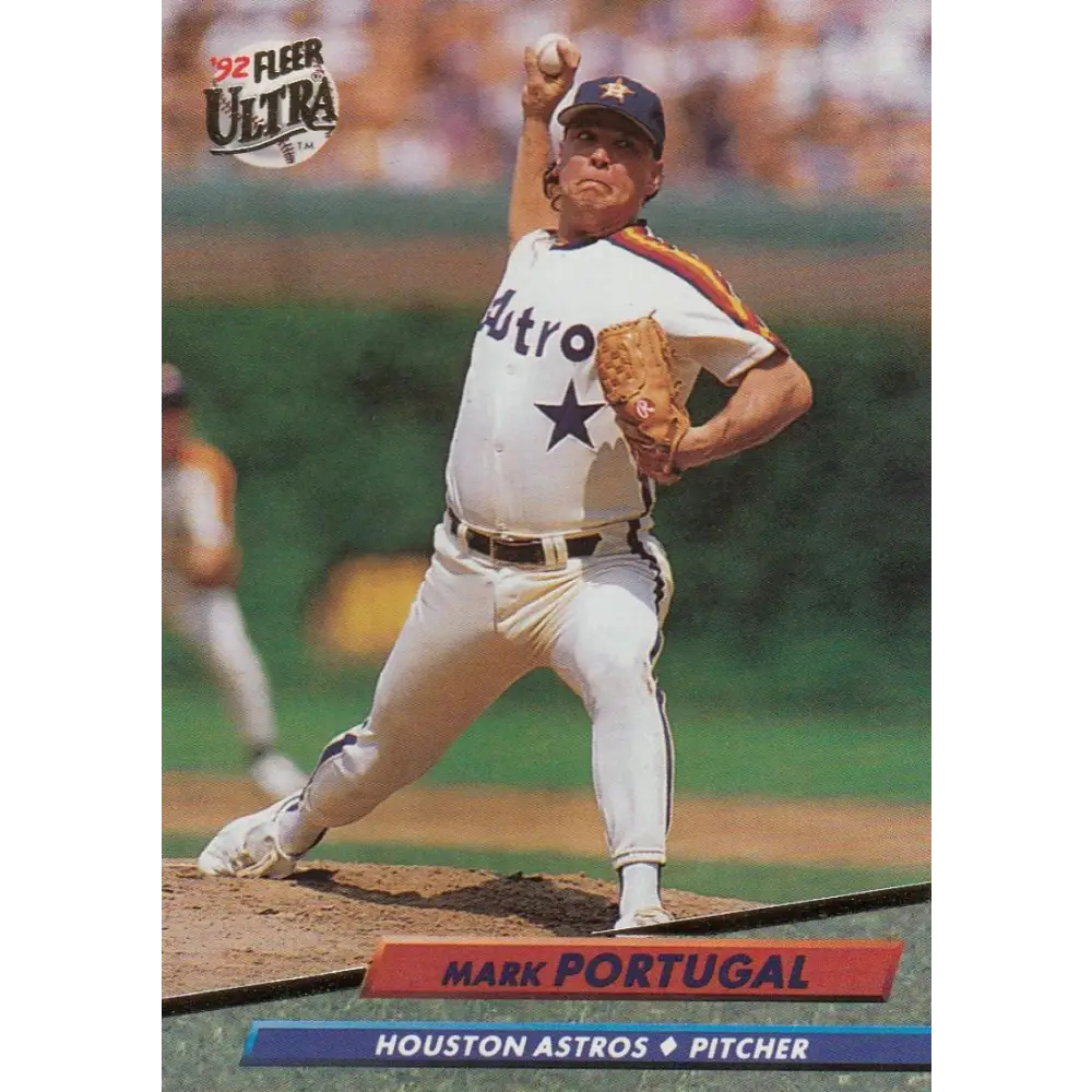 1992 Fleer Ultra #494 Mark Portugal NM-MT Houston Astros Baseball Card Image 2