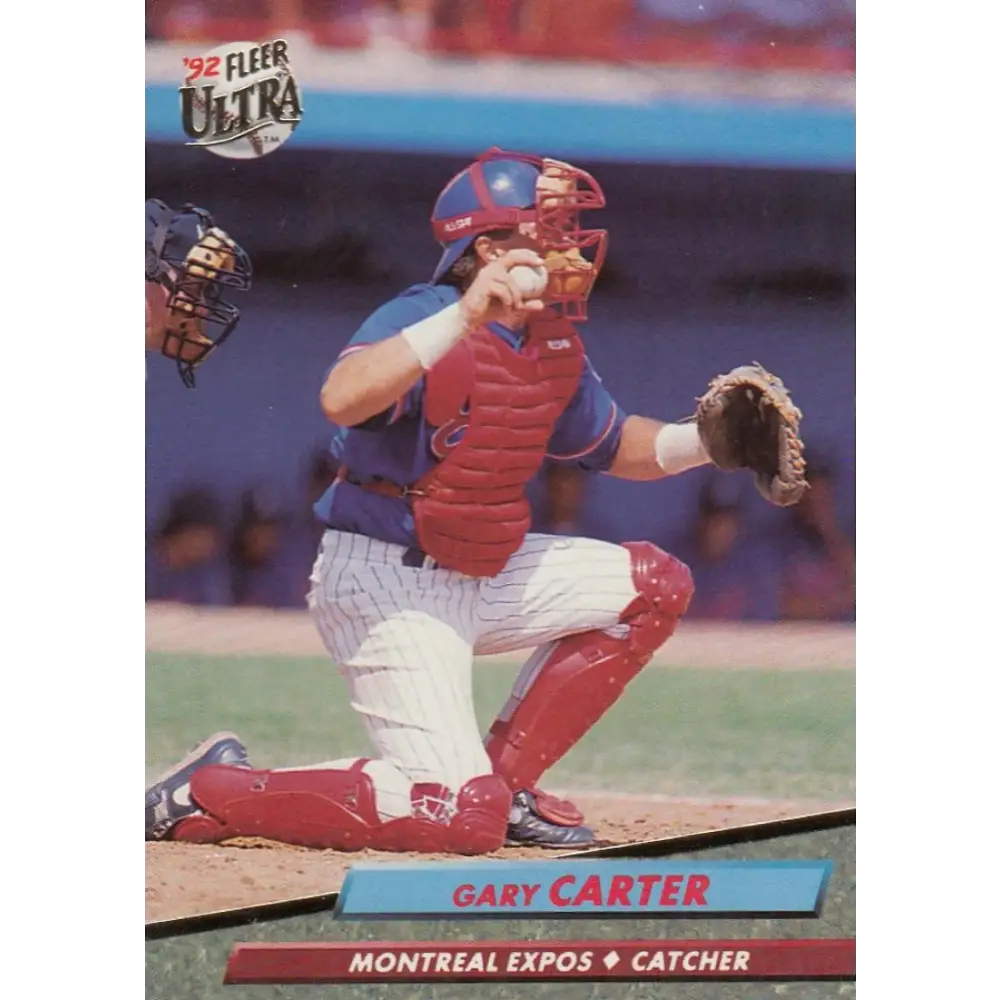1992 Fleer Ultra #514 Gary Carter NM-MT Montreal Expos Baseball Card Image 1