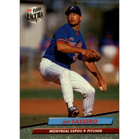 1992 Fleer Ultra #516 Jeff Fassero NM-MT Montreal Expos Baseball Card Image 1