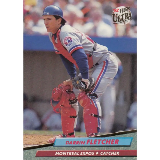 1992 Fleer Ultra #517 Darrin Fletcher NM-MT Montreal Expos Baseball Card Image 1