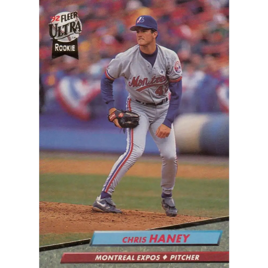 1992 Fleer Ultra #519 Chris Haney NM-MT Montreal Expos Baseball Card Image 1