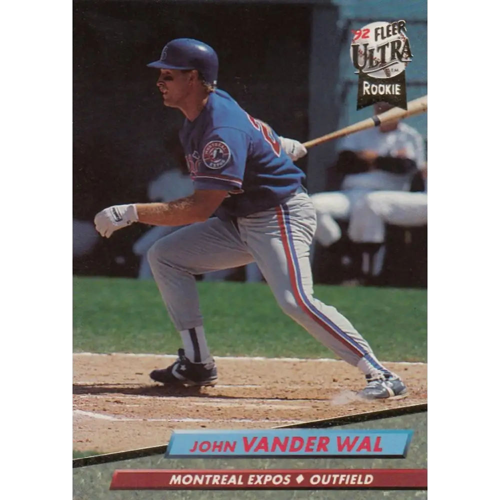 1992 Fleer Ultra #523 John Vander Wal NM-MT Montreal Expos Baseball Card Image 1