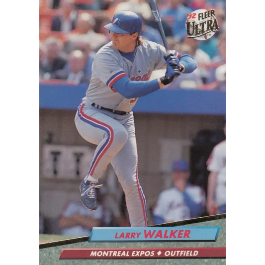 1992 Fleer Ultra #525 Larry Walker NM-MT Montreal Expos Baseball Card Image 1
