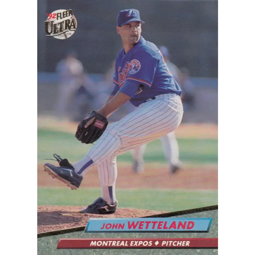 1992 Fleer Ultra #526 John Wetteland NM-MT Montreal Expos Baseball Card Image 1