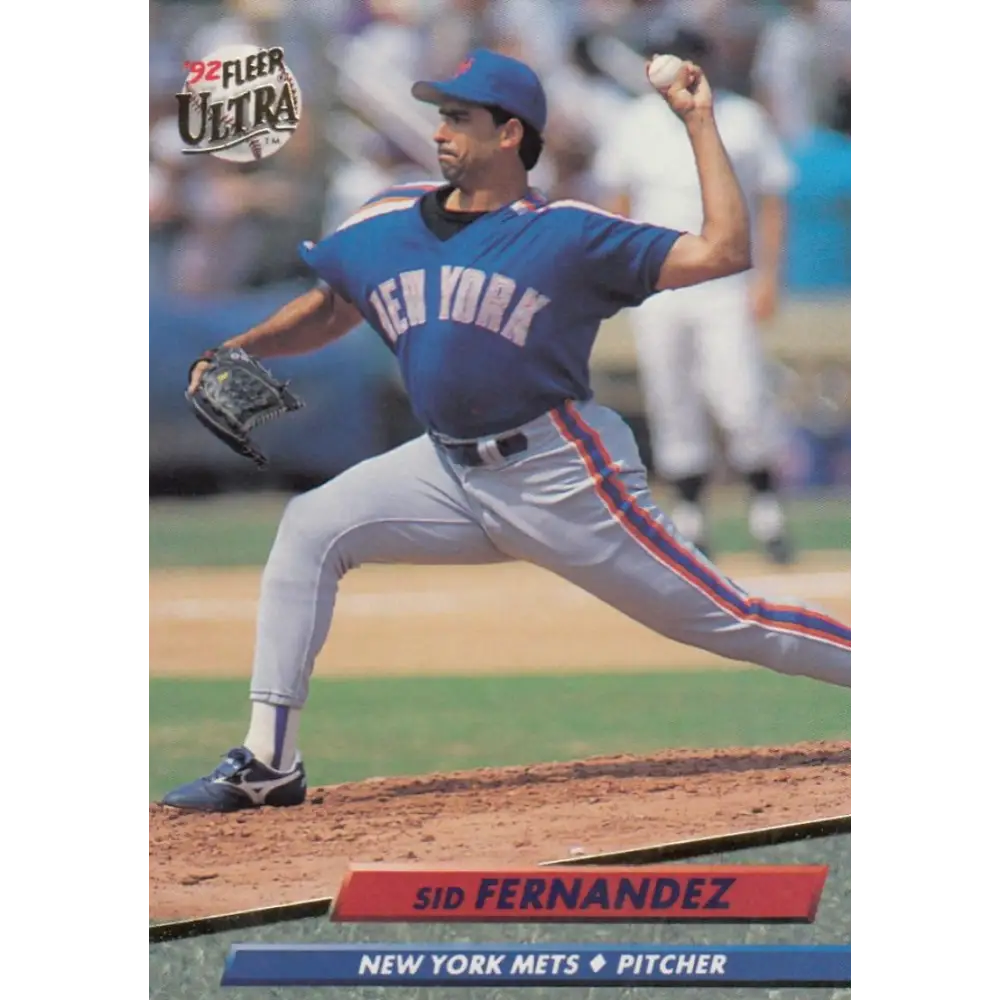 1992 Fleer Ultra #528 Sid Fernandez NM-MT New York Mets Baseball Card Image 1