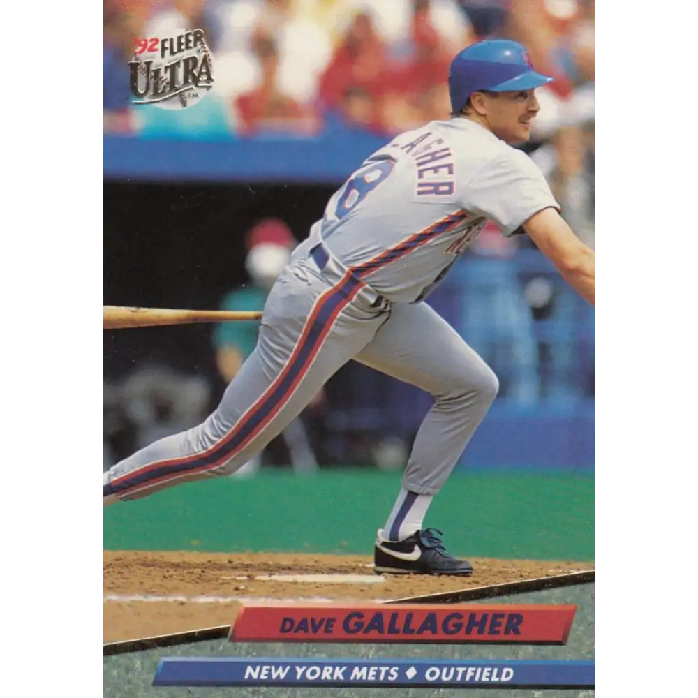 1992 Fleer Ultra #530 Dave Gallagher NM-MT New York Mets Baseball Card Image 1