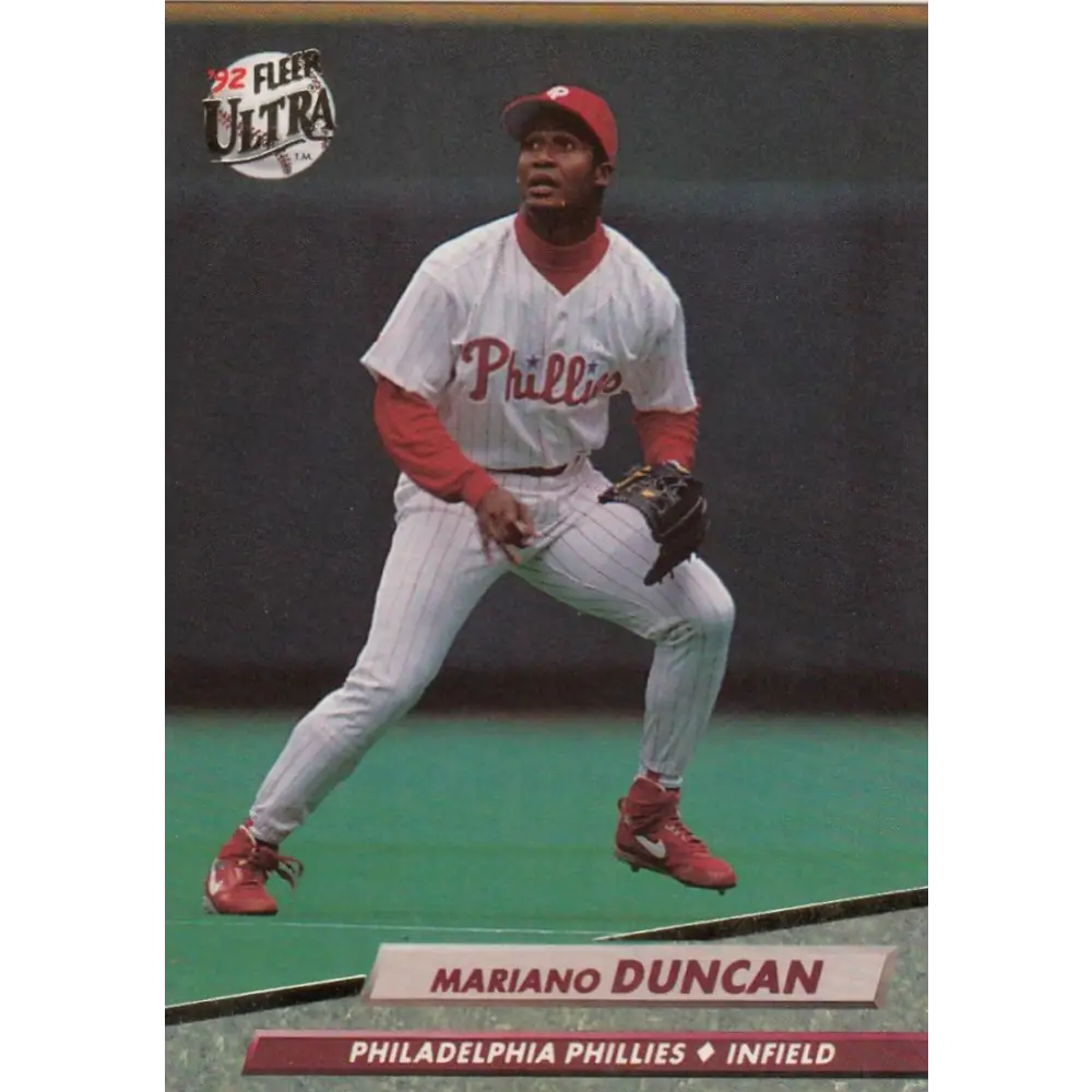 1992 Fleer Ultra #544 Mariano Duncan NM-MT Philadelphia Phillies Baseball Card Image 1