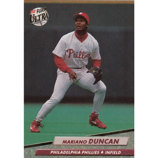 1992 Fleer Ultra #544 Mariano Duncan NM-MT Philadelphia Phillies Baseball Card Image 1