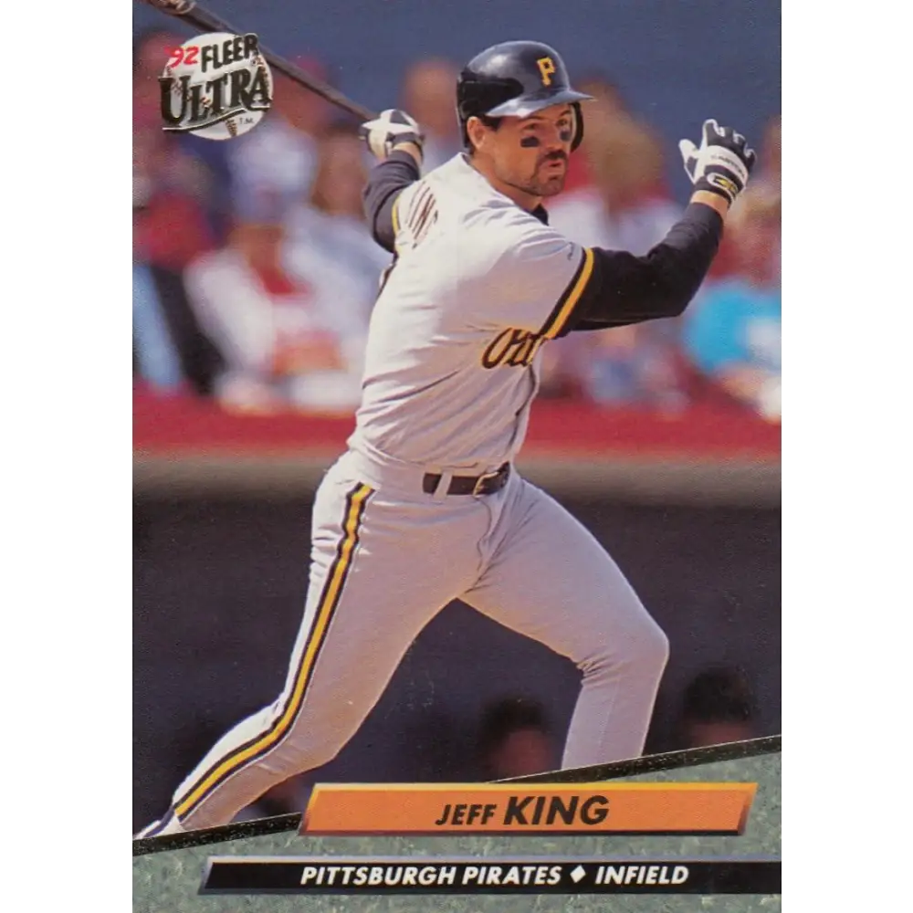1992 Fleer Ultra #553 Jeff King NM-MT Pittsburgh Pirates Baseball Card Image 1