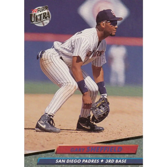 1992 Fleer Ultra #582 Gary Sheffield NM-MT San Diego Padres Baseball Card Image 1