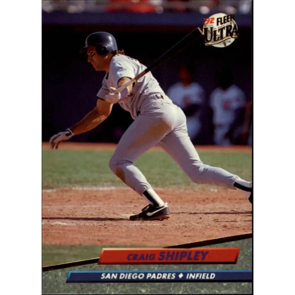 1992 Fleer Ultra #583 Craig Shipley NM-MT San Diego Padres Baseball Card Image 1