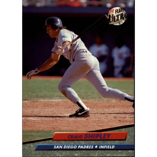 1992 Fleer Ultra #583 Craig Shipley NM-MT San Diego Padres Baseball Card Image 1