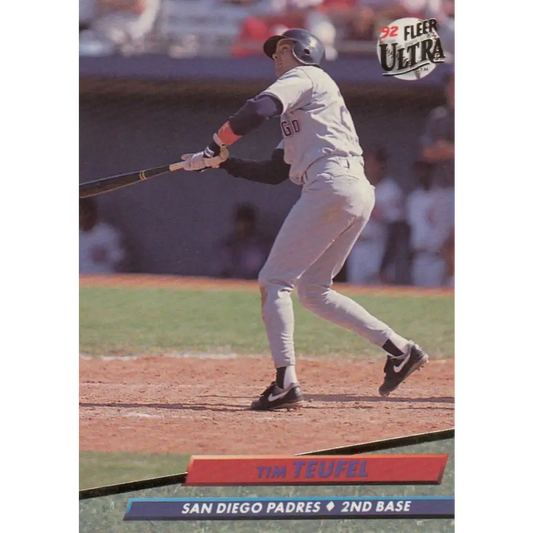 1992 Fleer Ultra #585 Tim Teufel NM-MT San Diego Padres Baseball Card Image 1