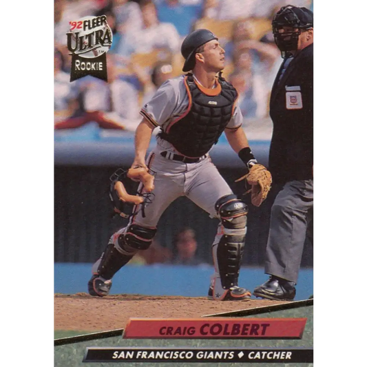 1992 Fleer Ultra #588 Craig Colbert NM-MT RC Rookie San Francisco Giants Baseball Card Image 1
