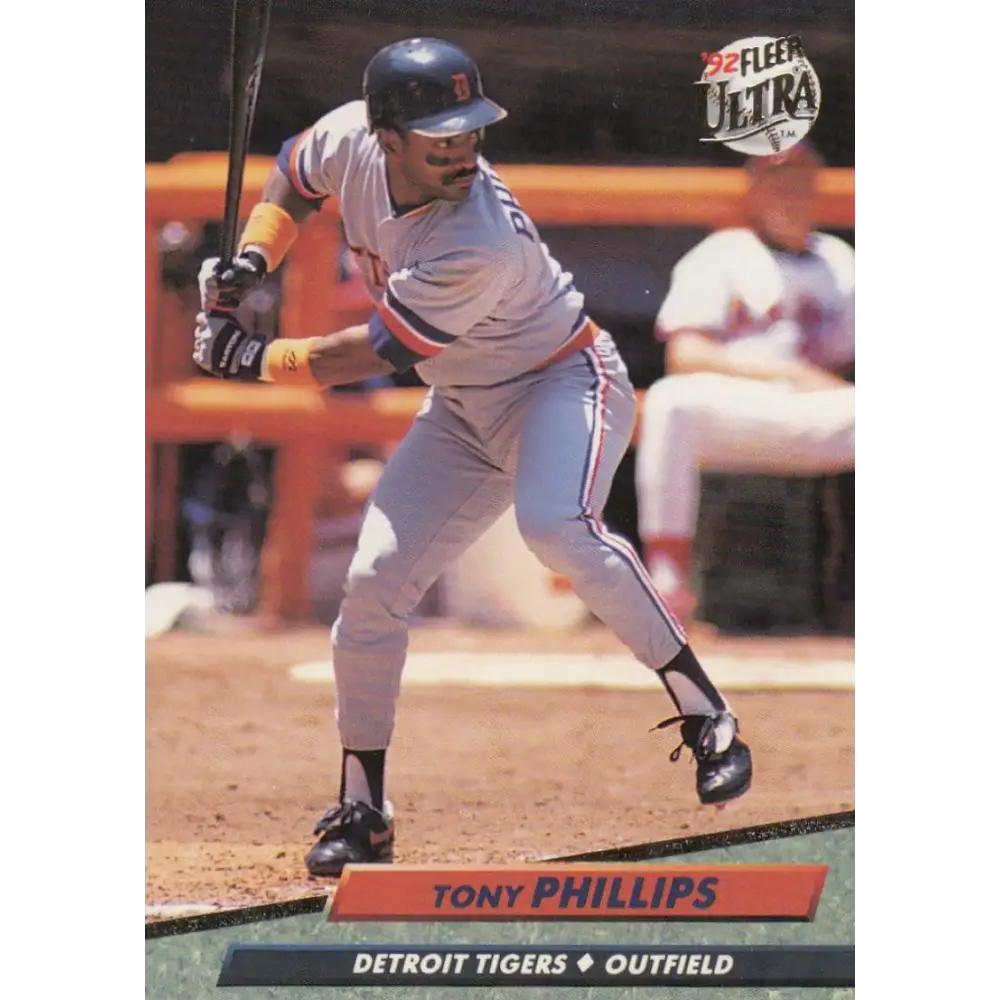 1992 Fleer Ultra #62 Tony Phillips NM-MT Detroit Tigers Baseball Card Image 1