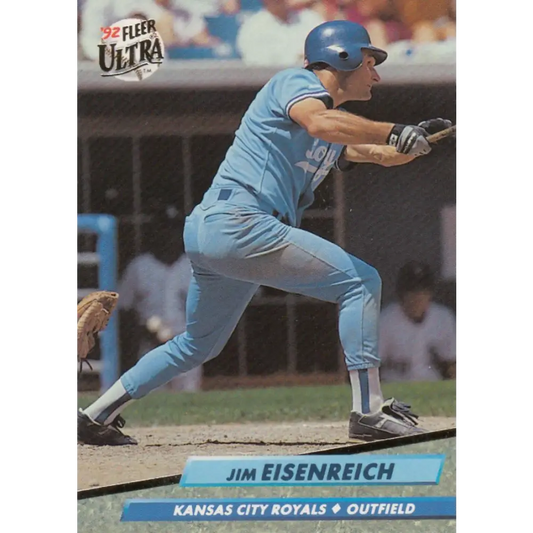 1992 Fleer Ultra #69 Jim Eisenreich NM-MT Kansas City Royals Baseball Card Image 1