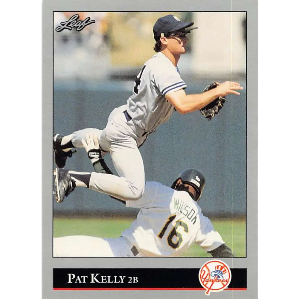 1992 Leaf #104 Pat Kelly NM-MT New York Yankees Baseball Card Image 1