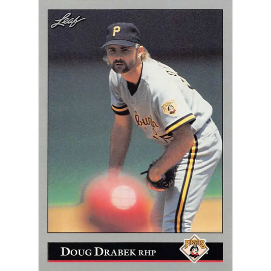 1992 Leaf #11 Doug Drabek NM-MT Pittsburgh Pirates Baseball Card Image 1