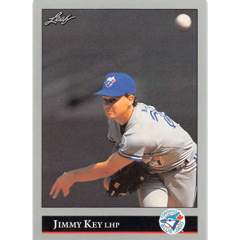 1992 Leaf #111 Jimmy Key NM-MT Toronto Blue Jays Baseball Card Image 1