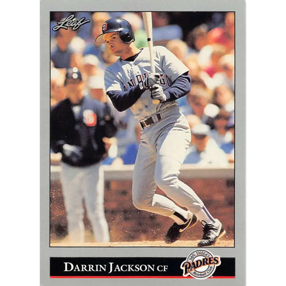 1992 Leaf #129 Darrin Jackson NM-MT San Diego Padres Baseball Card Image 1