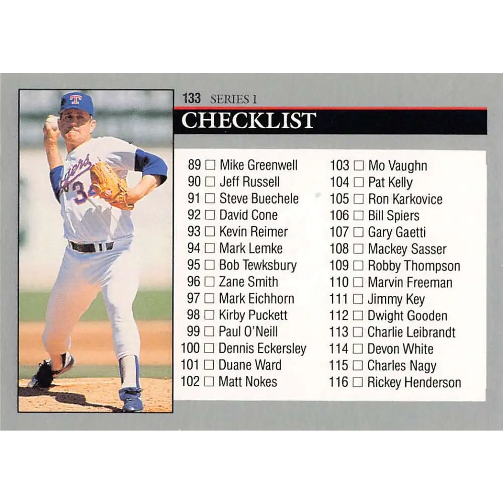 1992 Leaf #133 Nolan Ryan CL NM-MT Texas Rangers Baseball Card Image 2