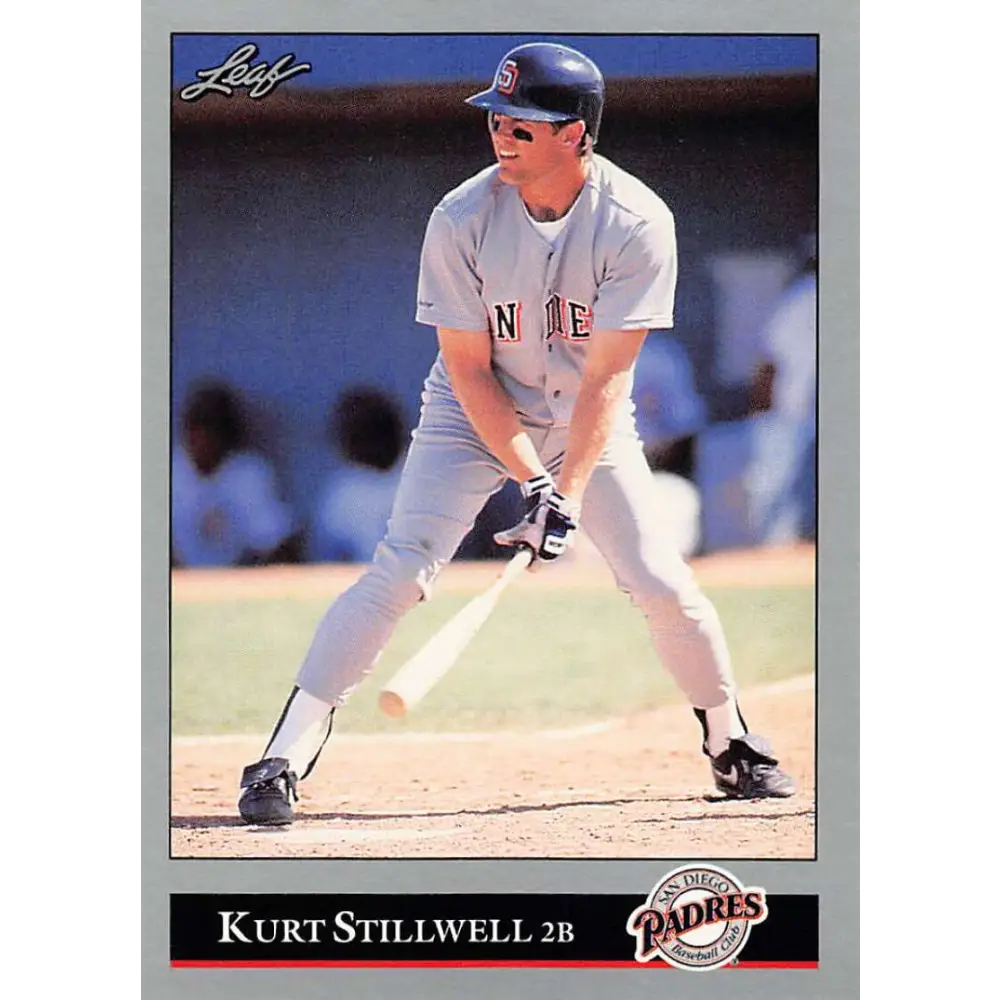 1992 Leaf #142 Kurt Stillwell NM-MT San Diego Padres Baseball Card Image 1