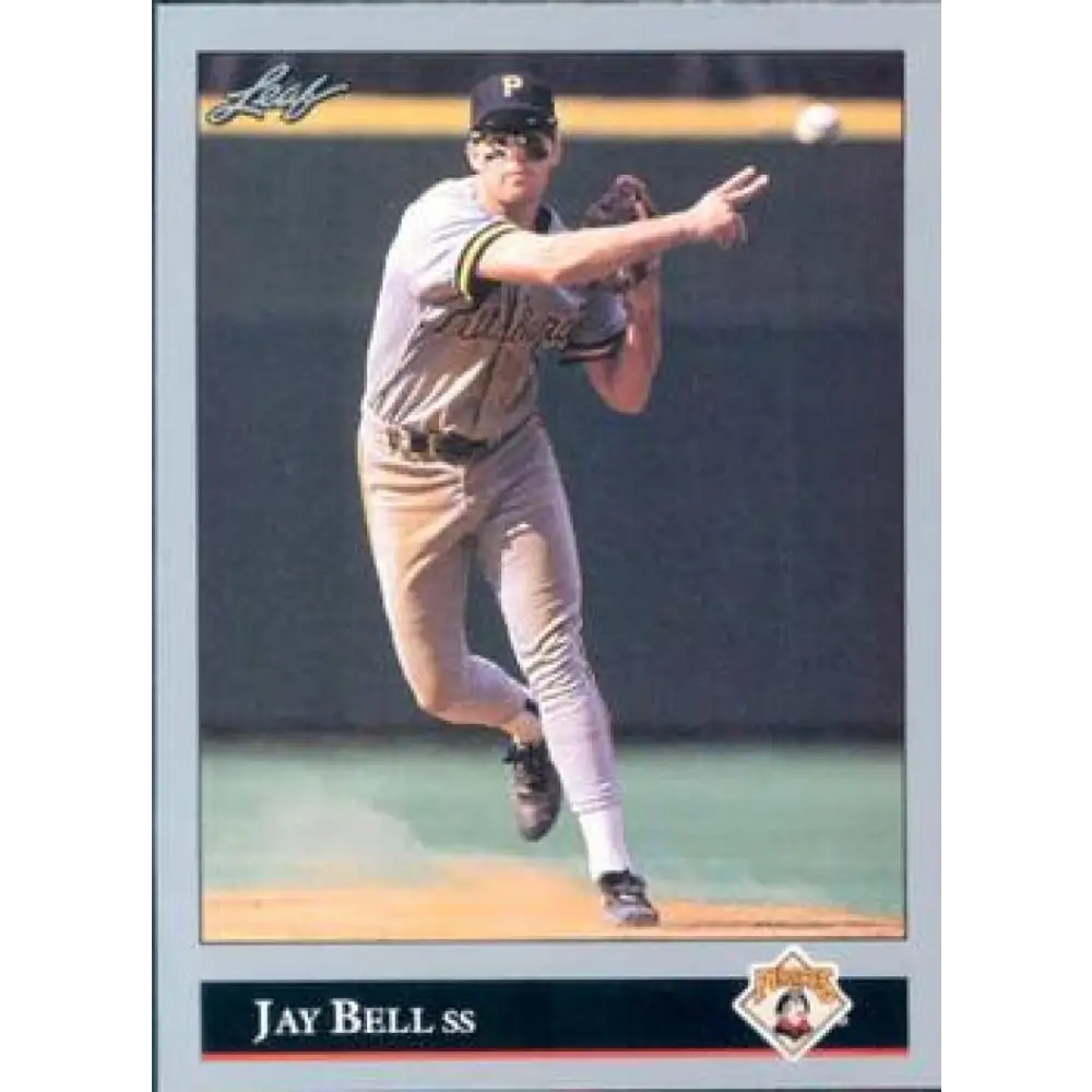 1992 Leaf #143 Jay Bell NM-MT Pittsburgh Pirates Baseball Card Image 1