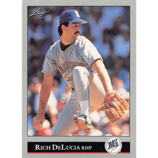 1992 Leaf #155 Rich DeLucia NM-MT Seattle Mariners Baseball Card Image 1