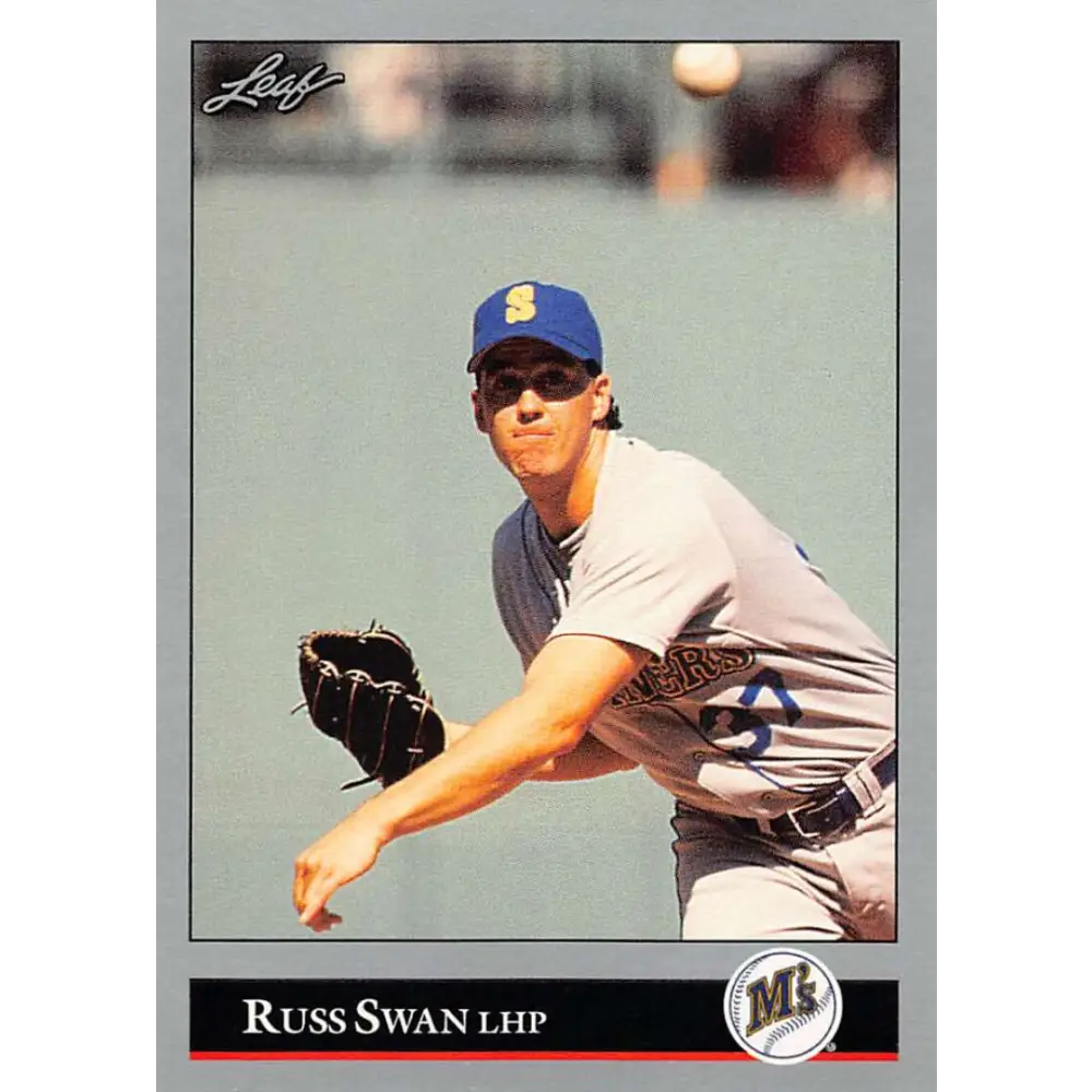 1992 Leaf #203 Russ Swan NM-MT Seattle Mariners Baseball Card Image 1