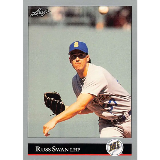 1992 Leaf #203 Russ Swan NM-MT Seattle Mariners Baseball Card Image 1