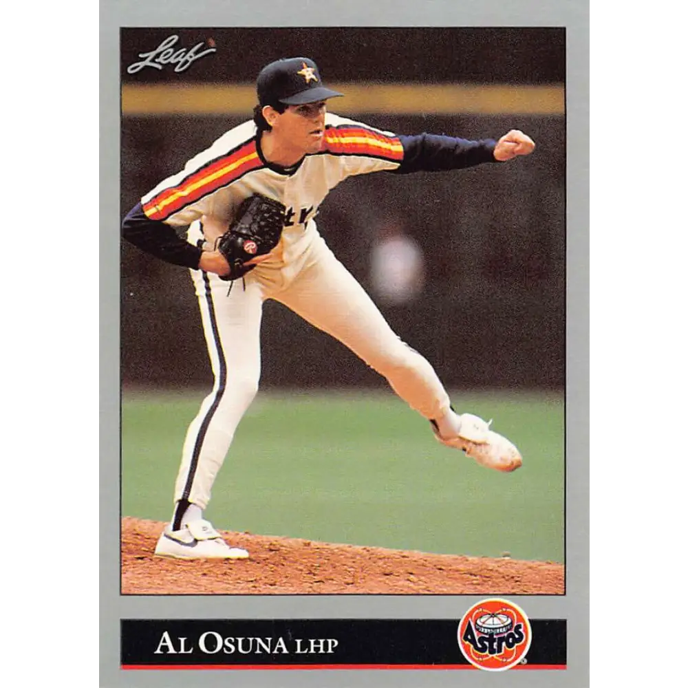 1992 Leaf #209 Al Osuna NM-MT Houston Astros Baseball Card Image 1