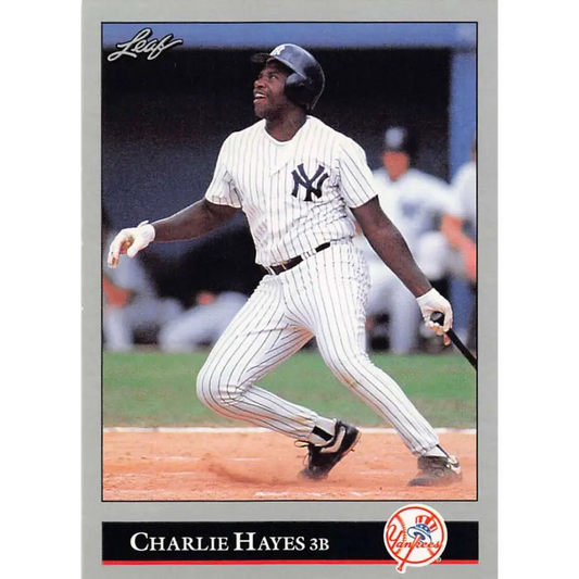 1992 Leaf #220 Charlie Hayes NM-MT New York Yankees Baseball Card Image 1