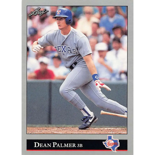 1992 Leaf #225 Dean Palmer NM-MT Texas Rangers Baseball Card Image 1
