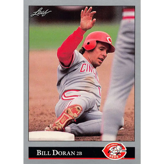 1992 Leaf #231 Bill Doran NM-MT Cincinnati Reds Baseball Card Image 1