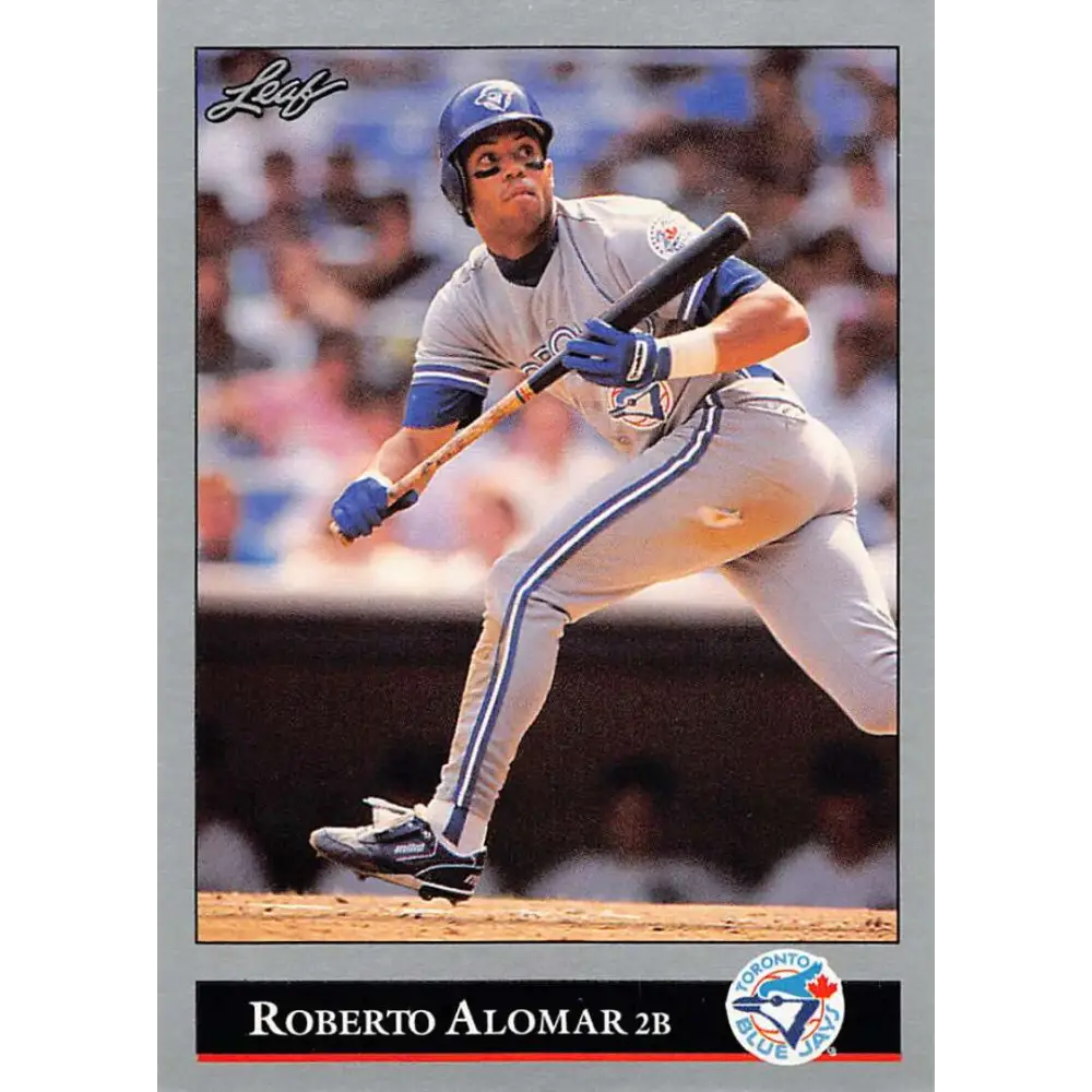 1992 Leaf #233 Roberto Alomar NM-MT Toronto Blue Jays Baseball Card Image 1