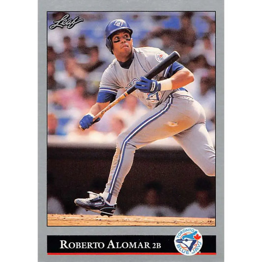 1992 Leaf #233 Roberto Alomar NM-MT Toronto Blue Jays Baseball Card Image 1