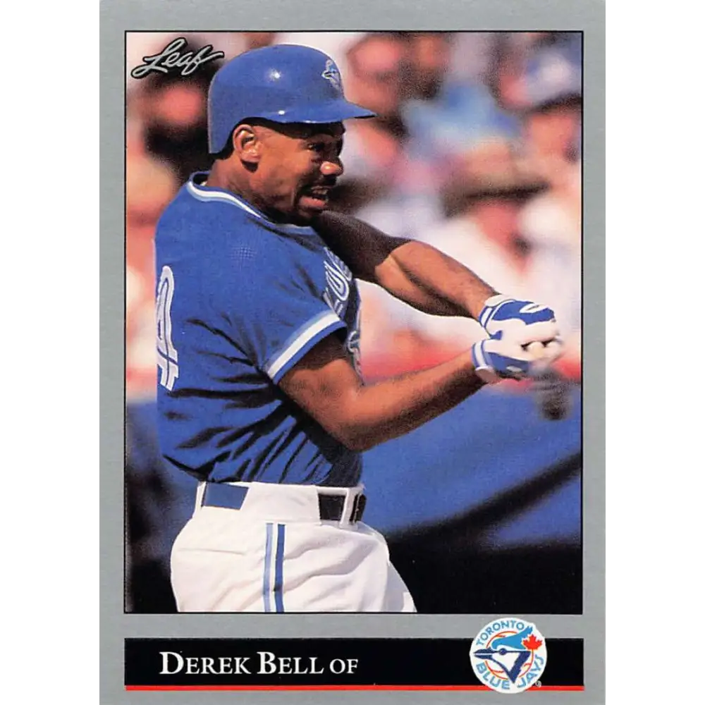 1992 Leaf #243 Derek Bell NM-MT Toronto Blue Jays Baseball Card Image 1