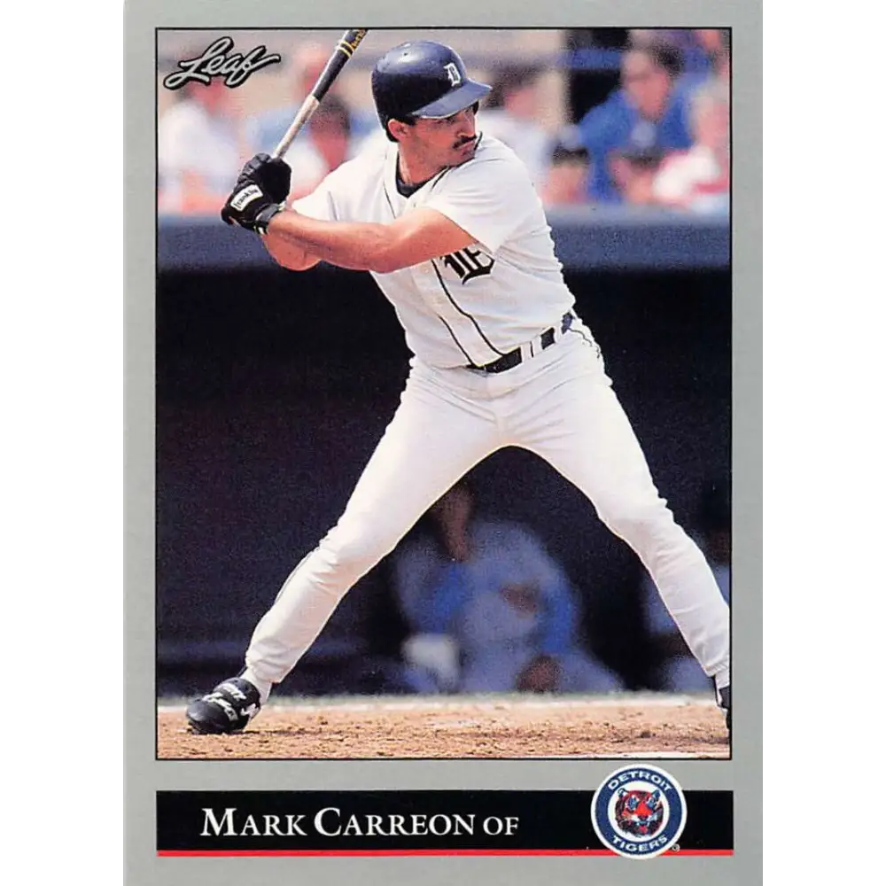 1992 Leaf #259 Mark Carreon NM-MT Detroit Tigers Baseball Card Image 1