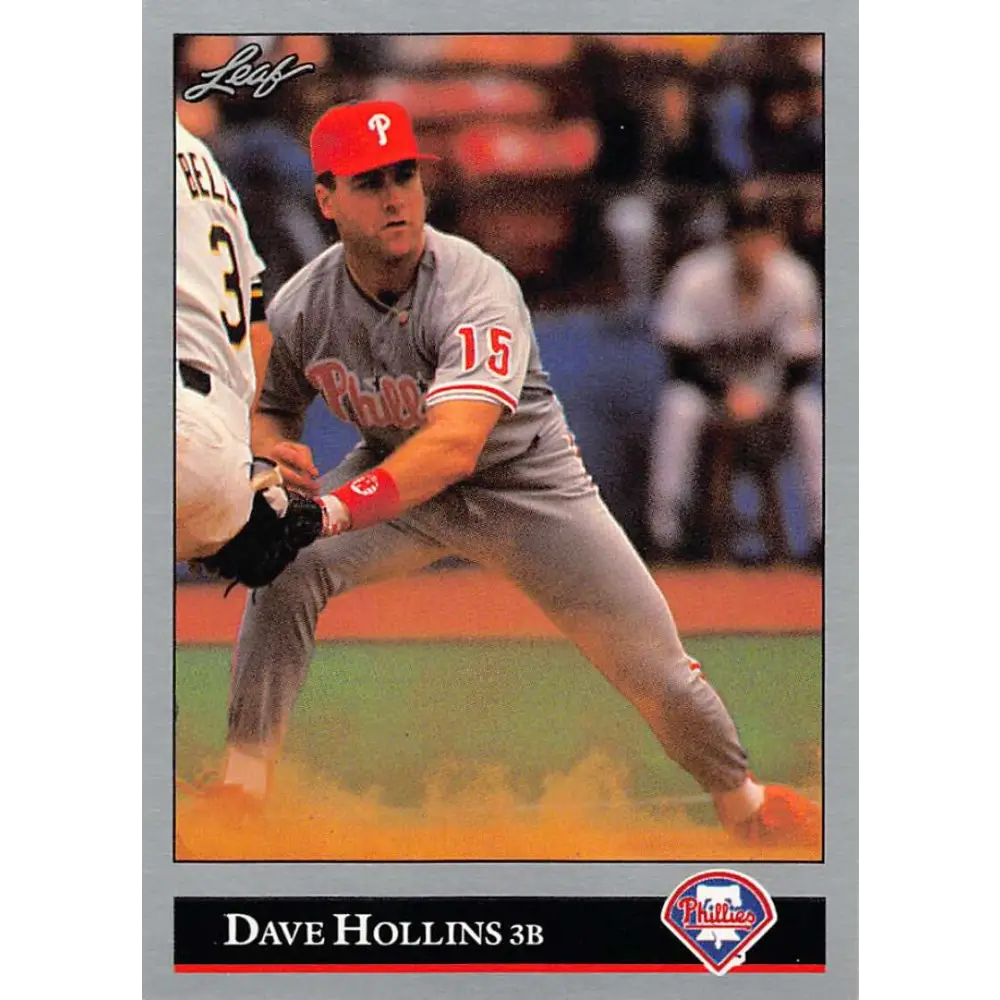 1992 Leaf #278 Dave Hollins NM-MT Philadelphia Phillies Baseball Card Image 1