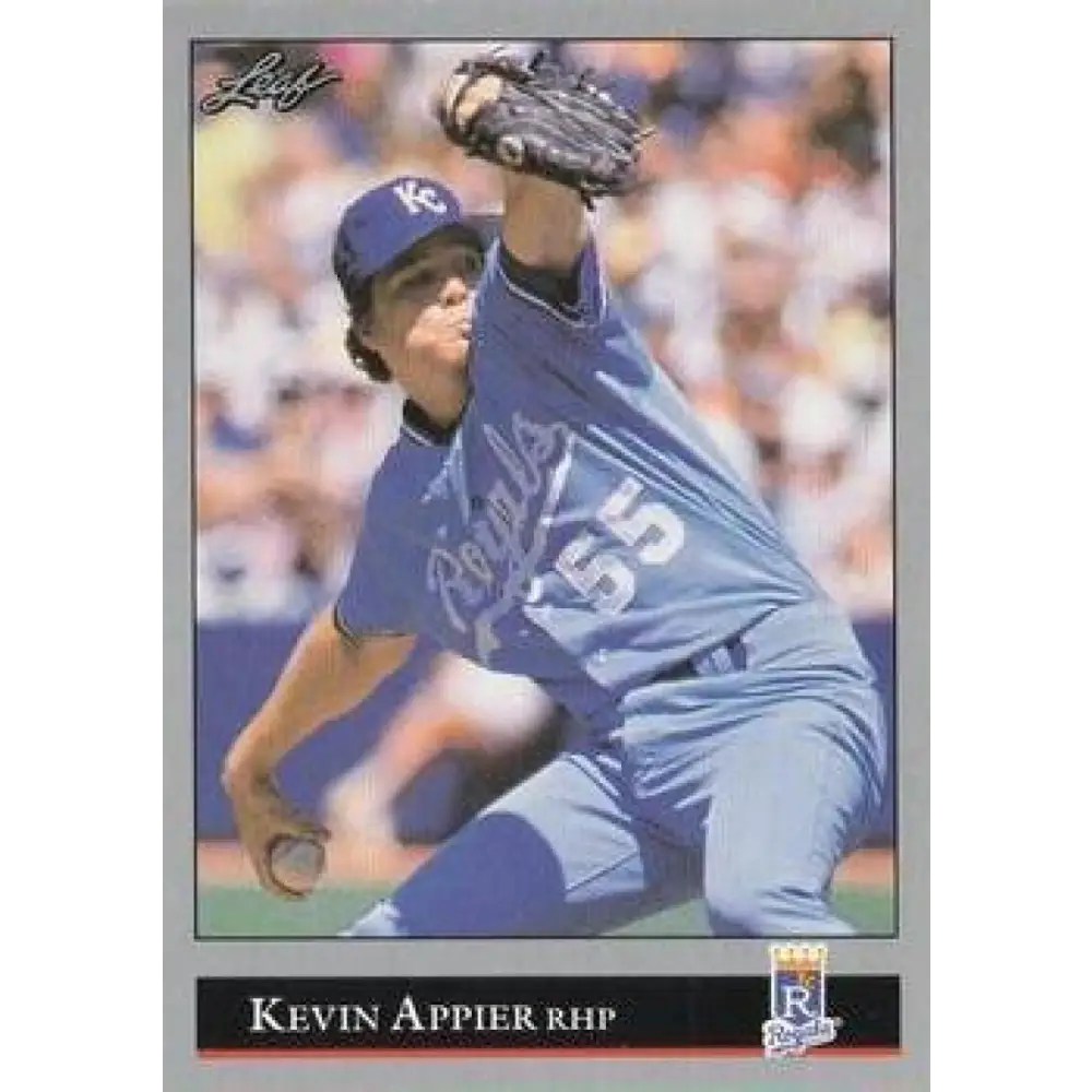 1992 Leaf #31 Kevin Appier NM-MT Kansas City Royals Baseball Card Image 1