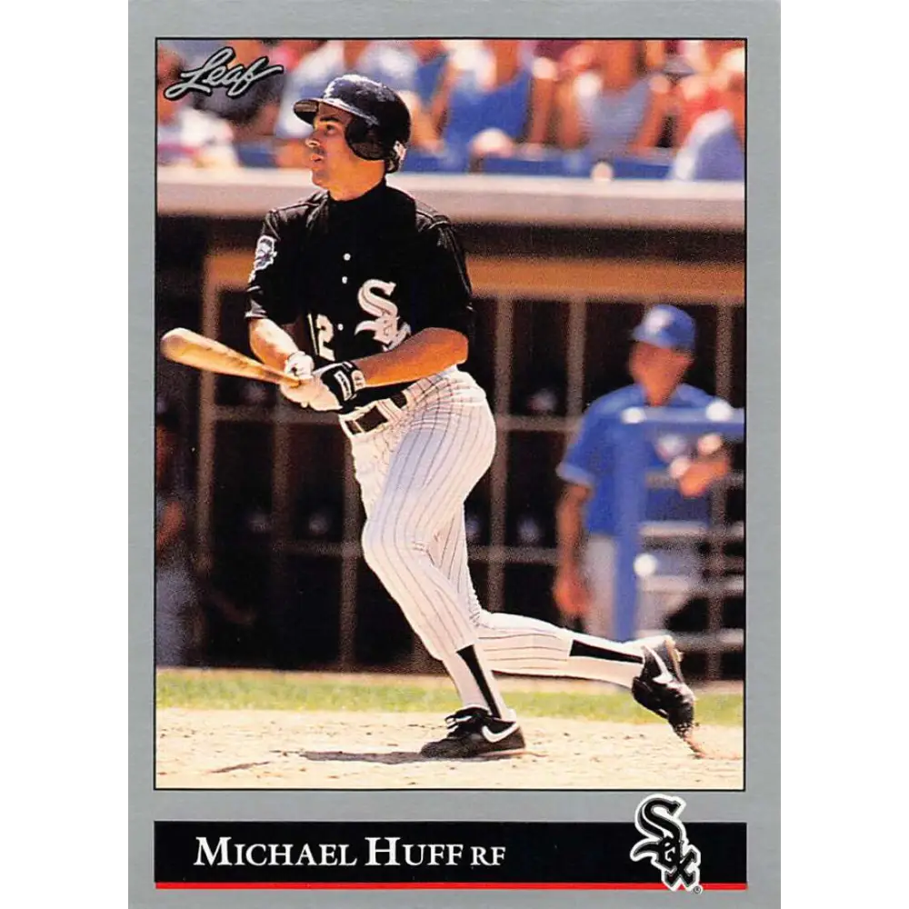 1992 Leaf #342 Mike Huff NM-MT Chicago White Sox Baseball Card Image 1