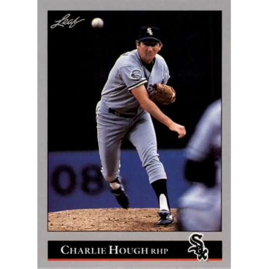 1992 Leaf #39 Charlie Hough NM-MT Chicago White Sox Baseball Card Image 1