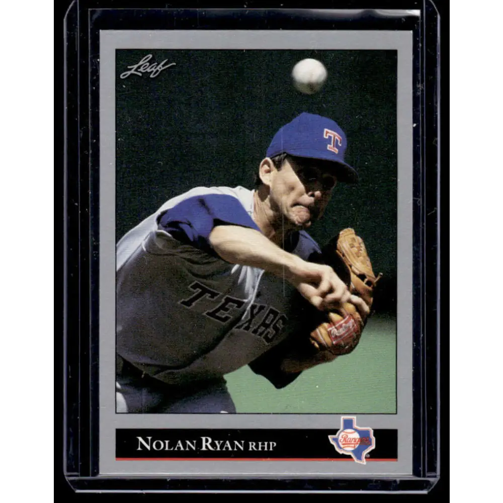 1992 Leaf #41 Nolan Ryan Texas Rangers NM-MT Baseball Card Image 1