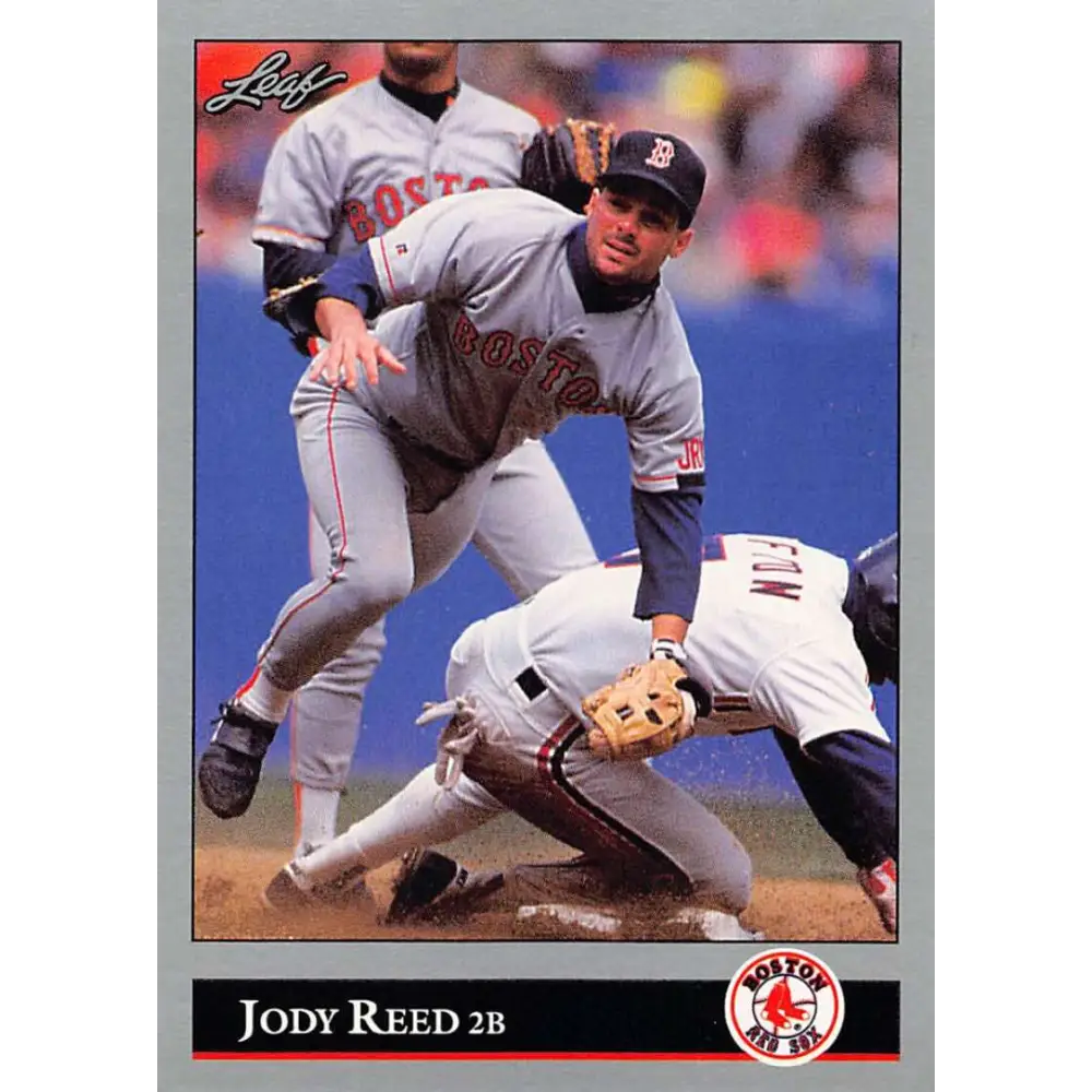 1992 Leaf #413 Jody Reed NM-MT Boston Red Sox Baseball Card Image 1